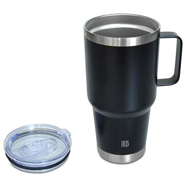 

Iris Barcelona Tumbler s rukojetí 850 ml, černý