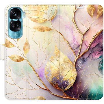 

iSaprio Flip pouzdro Gold Leaves 02 pro Honor 90 Lite 5G