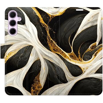 

iSaprio Flip pouzdro BlackGold Marble pro Samsung Galaxy A35 5G