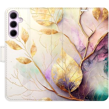 

iSaprio Flip pouzdro Gold Leaves 02 pro Samsung Galaxy A35 5G