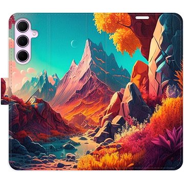 

iSaprio Flip pouzdro Colorful Mountains pro Samsung Galaxy A35 5G