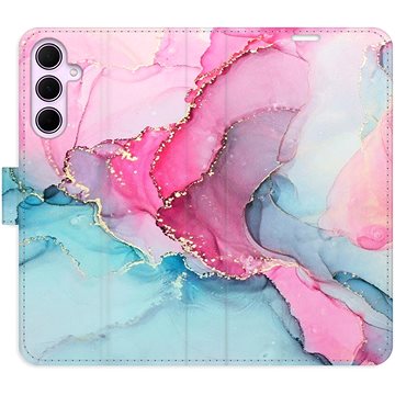 

iSaprio Flip pouzdro PinkBlue Marble pro Samsung Galaxy A55 5G
