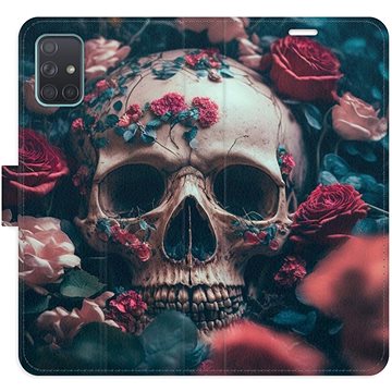 

iSaprio Flip pouzdro Skull in Roses 02 pro Samsung Galaxy A71