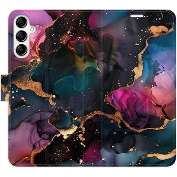 

iSaprio Flip pouzdro Dark Marble pro Samsung Galaxy A14 / A14 5G