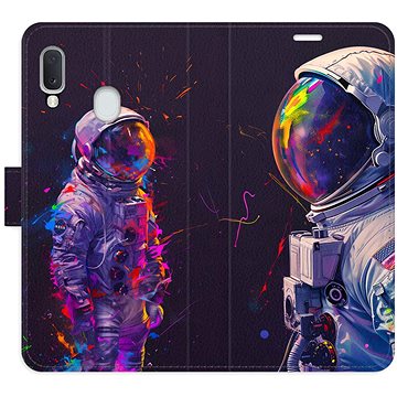 

iSaprio Flip pouzdro Neon Astronaut 02 pro Samsung Galaxy A20e