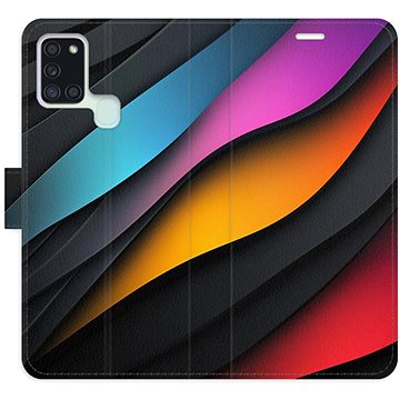 

iSaprio Flip pouzdro Color Waves pro Samsung Galaxy A21s
