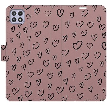 

iSaprio Flip pouzdro Heart Dark 02 pro Samsung Galaxy A22 5G
