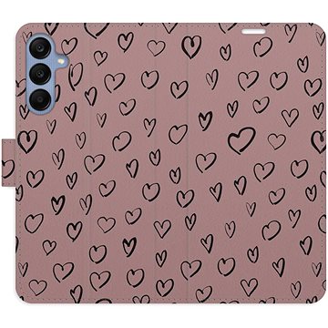 

iSaprio Flip pouzdro Heart Dark 02 pro Samsung Galaxy A25 5G