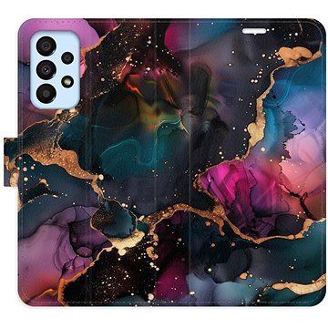 

iSaprio Flip pouzdro Dark Marble pro Samsung Galaxy A33 5G