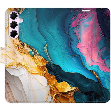 

iSaprio Flip pouzdro Colourful Marble pro Samsung Galaxy A35 5G