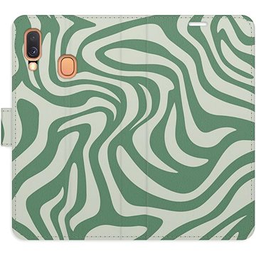 

iSaprio Flip pouzdro Zebra Green 02 pro Samsung Galaxy A40