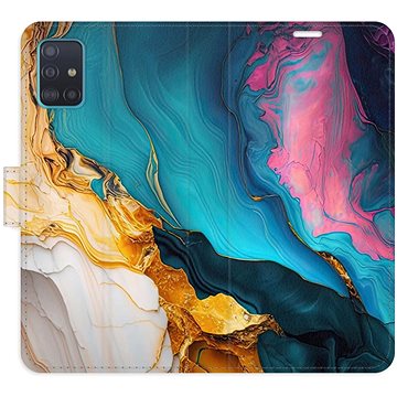 

iSaprio Flip pouzdro Colourful Marble pro Samsung Galaxy A51