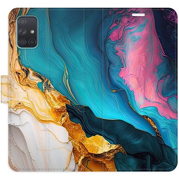 

iSaprio Flip pouzdro Colourful Marble pro Samsung Galaxy A71