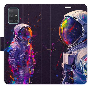 

iSaprio Flip pouzdro Neon Astronaut 02 pro Samsung Galaxy A71