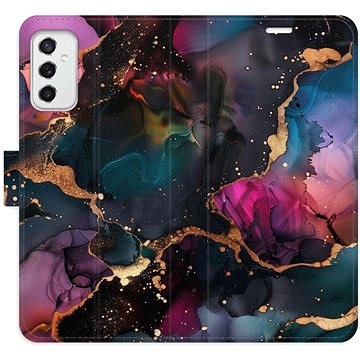 

iSaprio Flip pouzdro Dark Marble pro Samsung Galaxy M52 5G