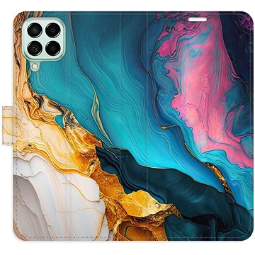 

iSaprio Flip pouzdro Colourful Marble pro Samsung Galaxy M53 5G