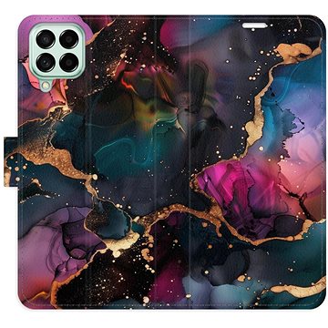 

iSaprio Flip pouzdro Dark Marble pro Samsung Galaxy M53 5G