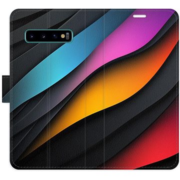 

iSaprio Flip pouzdro Color Waves pro Samsung Galaxy S10