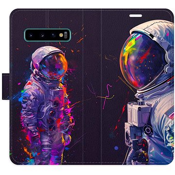 

iSaprio Flip pouzdro Neon Astronaut 02 pro Samsung Galaxy S10