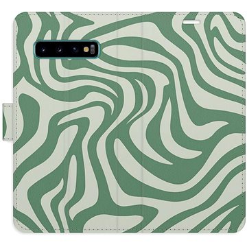 

iSaprio Flip pouzdro Zebra Green 02 pro Samsung Galaxy S10