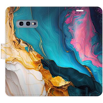 

iSaprio Flip pouzdro Colourful Marble pro Samsung Galaxy S10e