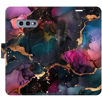 

iSaprio Flip pouzdro Dark Marble pro Samsung Galaxy S10e