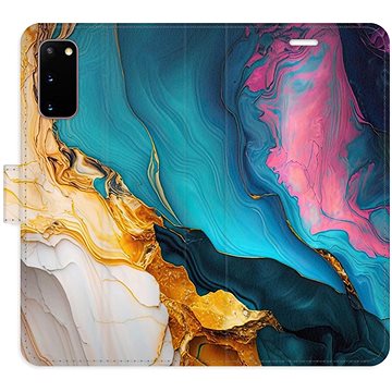 

iSaprio Flip pouzdro Colourful Marble pro Samsung Galaxy S20