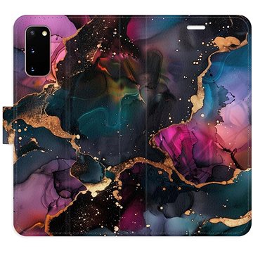 

iSaprio Flip pouzdro Dark Marble pro Samsung Galaxy S20