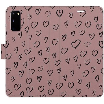 

iSaprio Flip pouzdro Heart Dark 02 pro Samsung Galaxy S20
