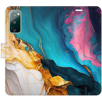 

iSaprio Flip pouzdro Colourful Marble pro Samsung Galaxy S20 FE