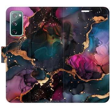 

iSaprio Flip pouzdro Dark Marble pro Samsung Galaxy S20 FE