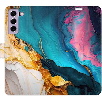 

iSaprio Flip pouzdro Colourful Marble pro Samsung Galaxy S21 FE 5G