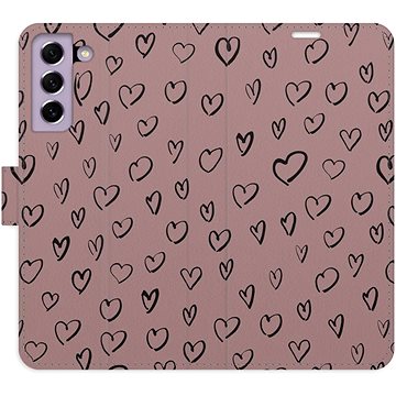 

iSaprio Flip pouzdro Heart Dark 02 pro Samsung Galaxy S21 FE 5G