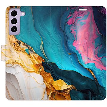 

iSaprio Flip pouzdro Colourful Marble pro Samsung Galaxy S22 5G