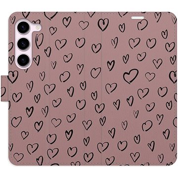 

iSaprio Flip pouzdro Heart Dark 02 pro Samsung Galaxy S23 5G