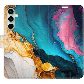 

iSaprio Flip pouzdro Colourful Marble pro Samsung Galaxy S23 FE