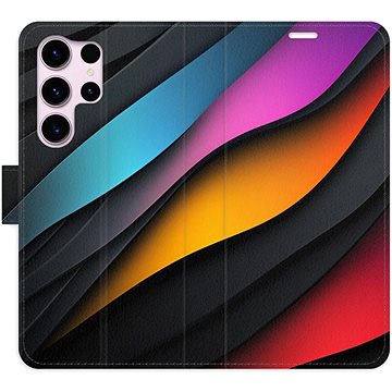 

iSaprio Flip pouzdro Color Waves pro Samsung Galaxy S23 Ultra