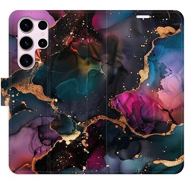 

iSaprio Flip pouzdro Dark Marble pro Samsung Galaxy S23 Ultra