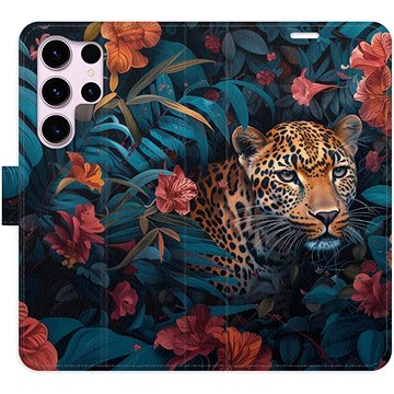 

iSaprio Flip pouzdro Flower Jaguar 02 pro Samsung Galaxy S23 Ultra