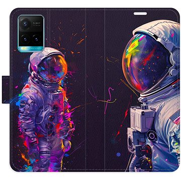 

iSaprio Flip pouzdro Neon Astronaut 02 pro Vivo Y21 / Y21s / Y33s
