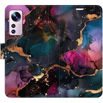 

iSaprio Flip pouzdro Dark Marble pro Xiaomi 12 / 12X