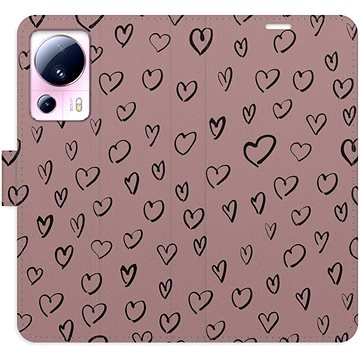 

iSaprio Flip pouzdro Heart Dark 02 pro Xiaomi 13 Lite