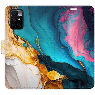 

iSaprio Flip pouzdro Colourful Marble pro Xiaomi Redmi 10