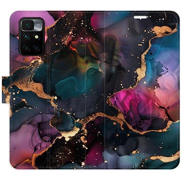 

iSaprio Flip pouzdro Dark Marble pro Xiaomi Redmi 10