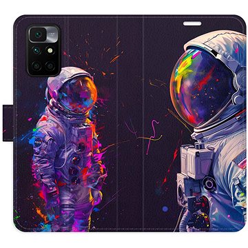 

iSaprio Flip pouzdro Neon Astronaut 02 pro Xiaomi Redmi 10