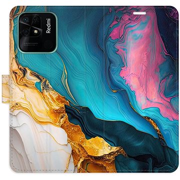 

iSaprio Flip pouzdro Colourful Marble pro Xiaomi Redmi 10C