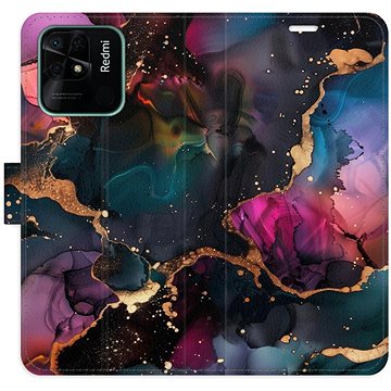 

iSaprio Flip pouzdro Dark Marble pro Xiaomi Redmi 10C