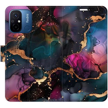 

iSaprio Flip pouzdro Dark Marble pro Xiaomi Redmi 12C