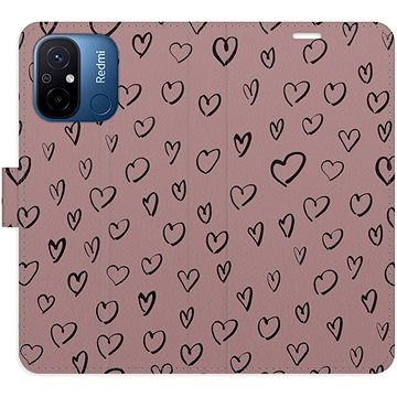 

iSaprio Flip pouzdro Heart Dark 02 pro Xiaomi Redmi 12C