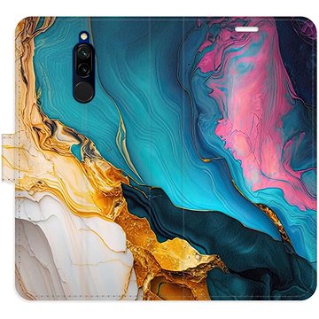 

iSaprio Flip pouzdro Colourful Marble pro Xiaomi Redmi 8